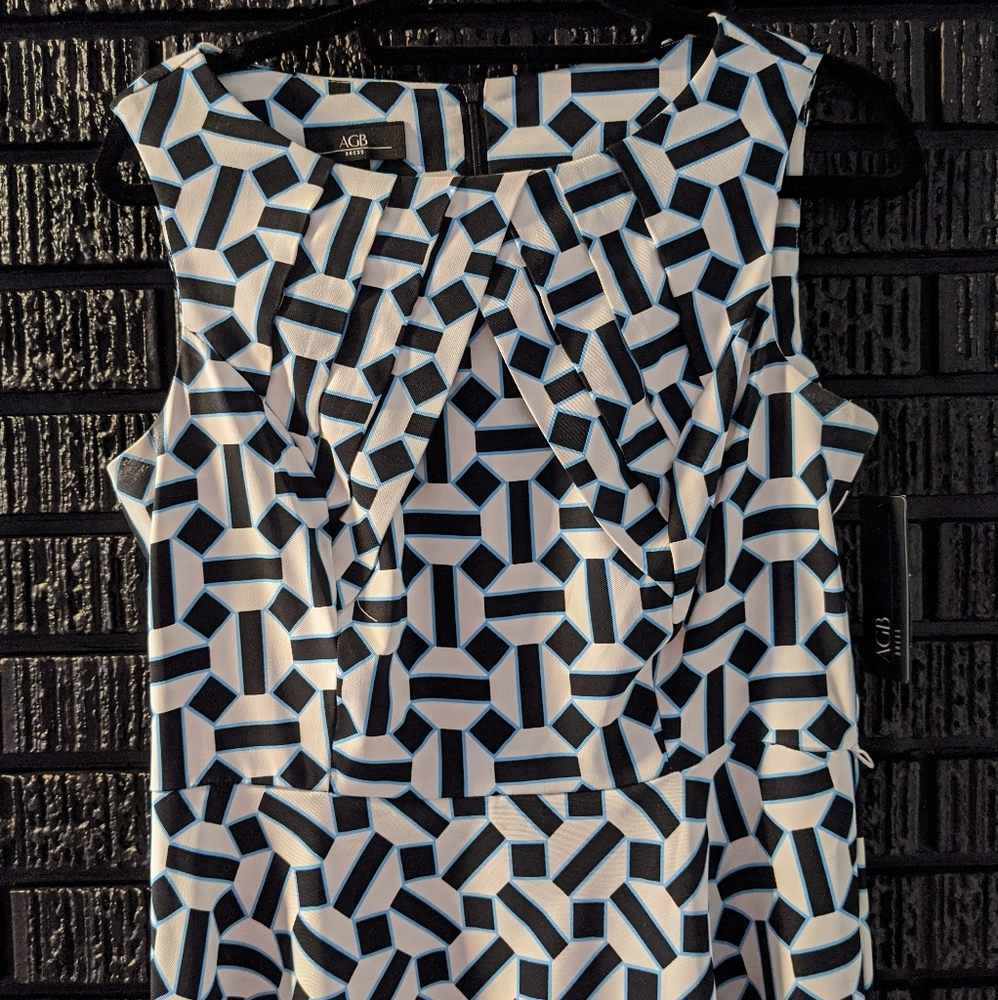 Pretty Boat Neck AGB Dress